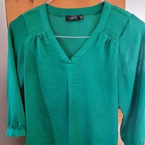 The Limited Green Blouse XS